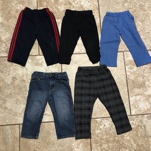 Boys 2T pants set of 5
